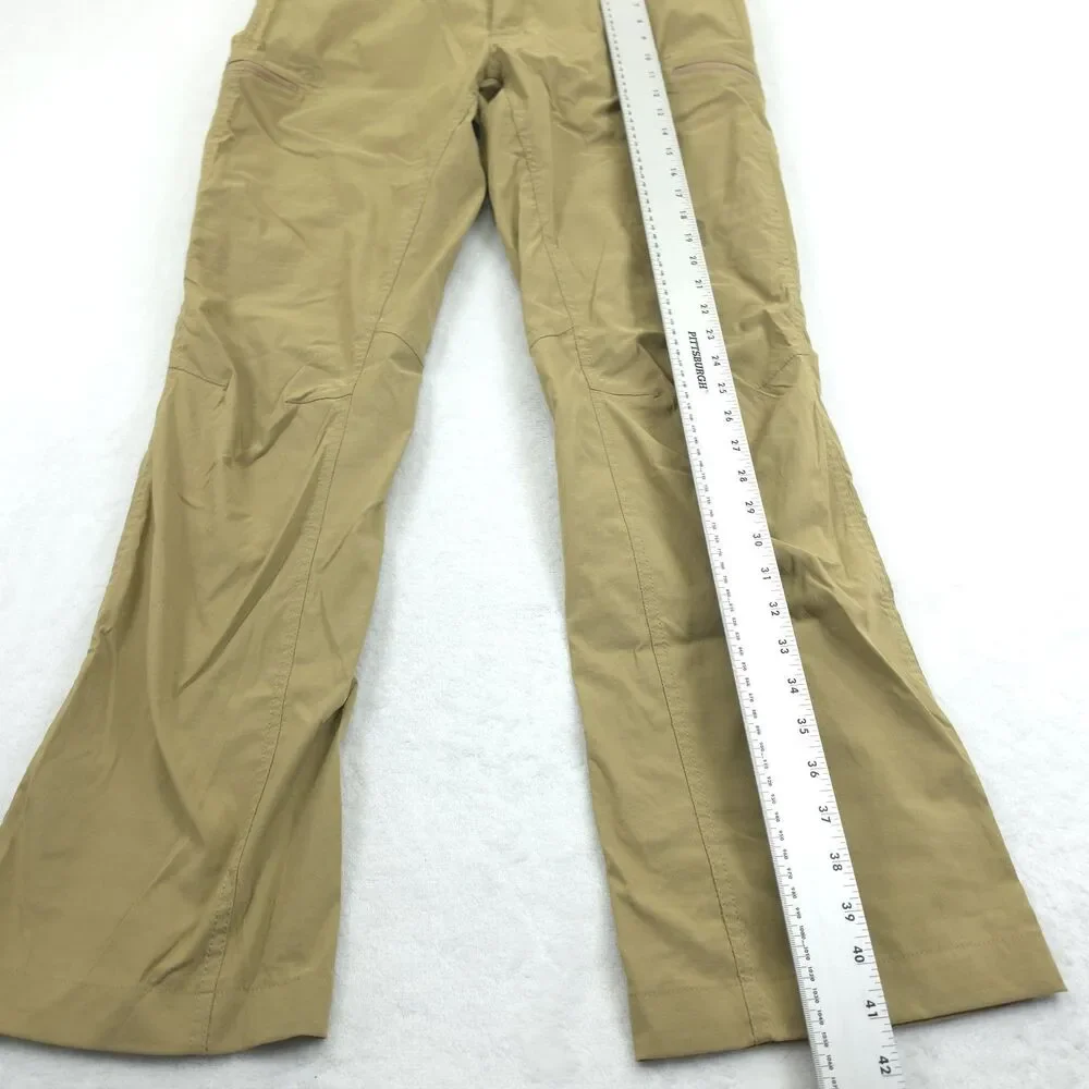 Eddie Bauer First Ascent Guide Pro Pants Mens 32x34 Khaki Tan Hiking Stretch